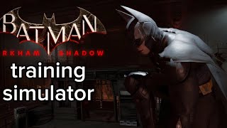 Batman's training simulator vr gameplay #viralvideo #batmanarkham #vrgameing #viralvideo