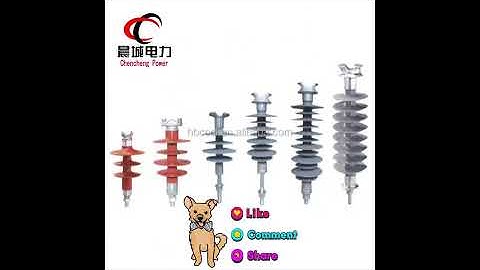 Polymer insulators (also known as composite insulators)