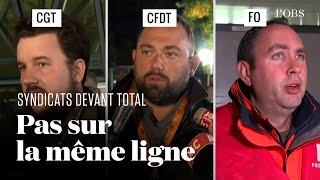 Face à Total, la CGT, la CDFT et FO affichent leurs divergences