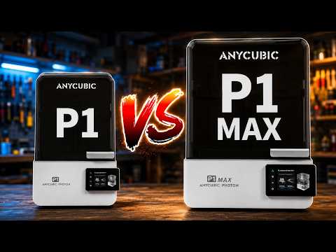 The World's Next Best Resin Printer - Anycubic Photon P1 VS P1 MAX