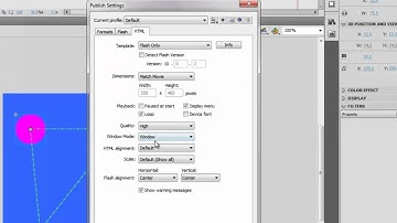 How to create transparent flash for website in flash cs4