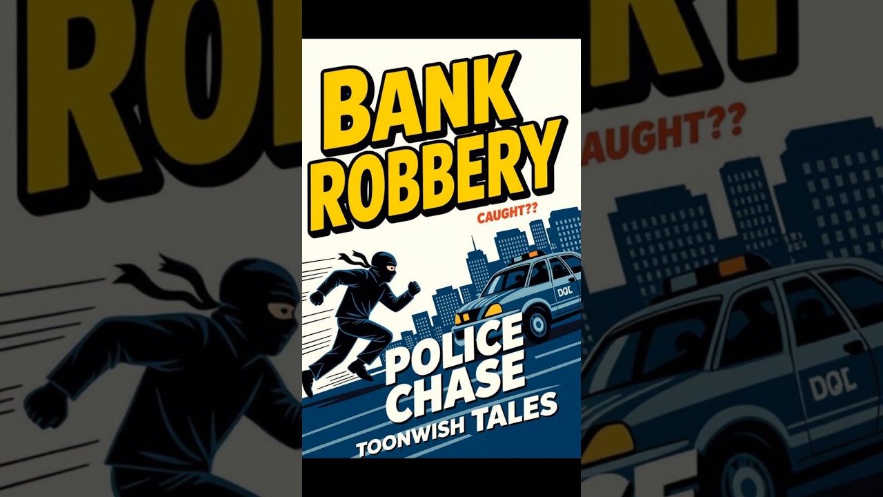 “Bank Robbery Epic Police Chase Thief Caught Red-Handed!” 
