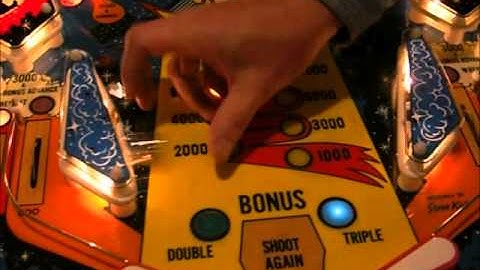 Stern STARS pinball machine in action