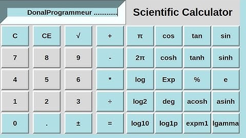 Comment créer une calculatrice scientifique en Python et Tkinter - Tutoriel complet