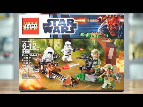 LEGO Star Wars 9489 ENDOR REBEL TROOPER & IMPERIAL TROOPER BATTLE PACK Review! (2012)
