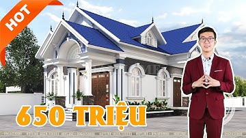 SỞ HỮU NGAY MẪU NHÀ MÁI THÁI 1 TẦNG CHỈ TỪ 650 TRIỆU| MAXHOME - Thiết kế thi công trọn gói
