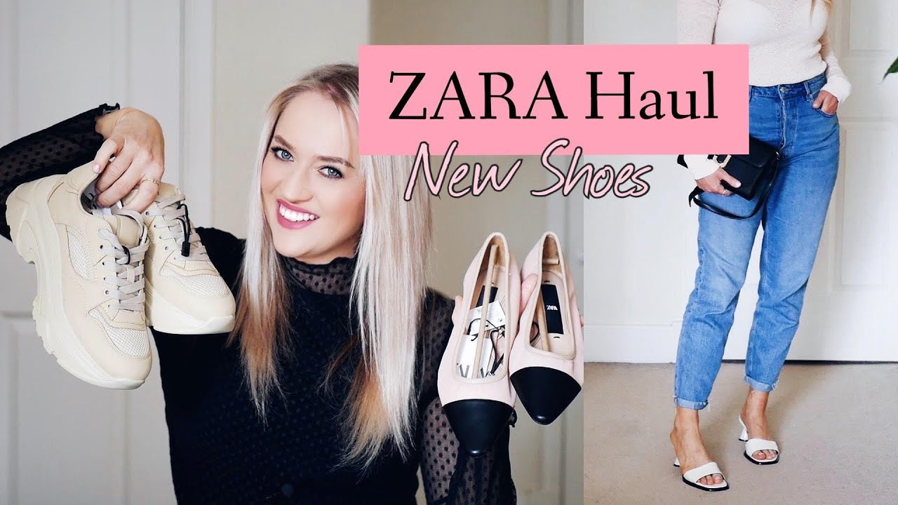 ZARA HAUL NEW SHOES TRYON & STYLE YouTube