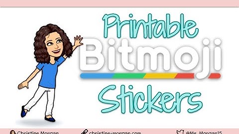 Printable Bitmoji Stickers