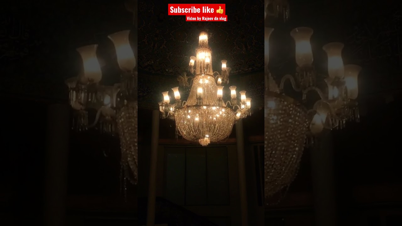 Jhumar Chandelier Light with Golden Basket (16 Watt) 