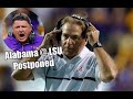 What Nick Saban had to say about Alabama and LSU game being postponed