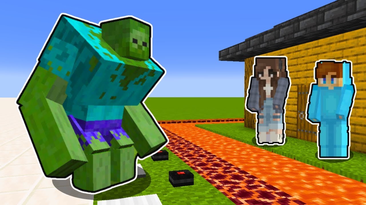MUTANT ZOMBIE vs VÄRLDENS SÄKRASTE Minecraft Hus!