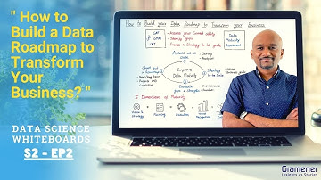 How to build a data roadmap to transform your business? | Data Science Whiteboards S02 E02