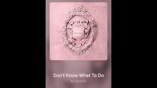 BLACKPINK - Don't Know What To Do ( japan ver ) Audio