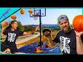 MESSY RANDOM OBJECT BASKETBALL SHOOTOUT! 🎃Halloween Edition 🎃