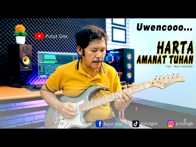 Harta amanat tuhan (Noer Halimah) cover guitar instrument by : Putut Gnx #2023 class=