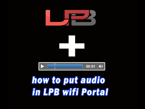 how to put mp3 player on LBP WIFI portal