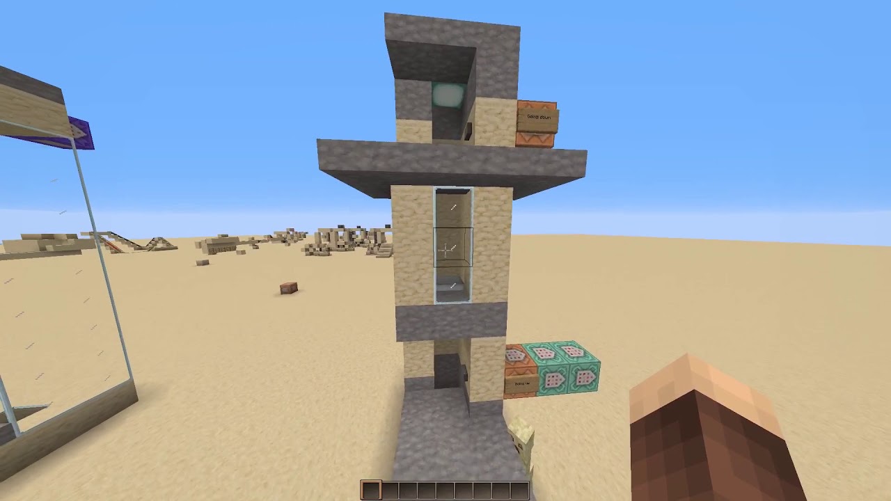 Minecraft 1.13.2 Smooth Command Block Elevator - YouTube