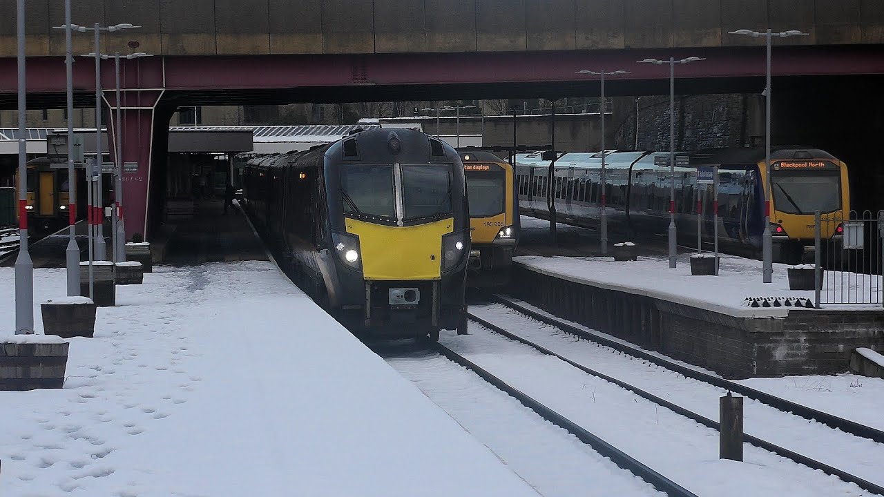Trains at Bradford Interchange - 07/01/2025