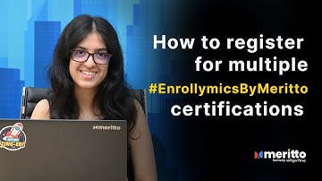 How to register for multiple #EnrollymicsByMeritto certifications