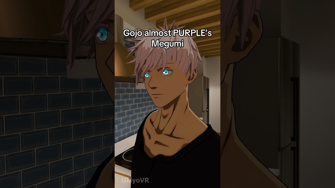 Gojo almost uses PURPLE on Megumi 