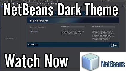 How to Change Netbean Theme From White to Dark | Netbeans Dark Theme | Windows