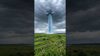 A Waterfall Reaching the Sky 🌊☁️ AI Generated