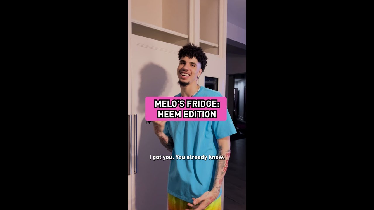 What's In LaMelo Ball's Fridge 👀