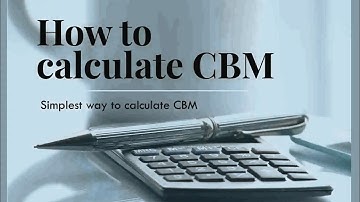 Cubic Meter (CBM) Calculation Technique | Tutorial 