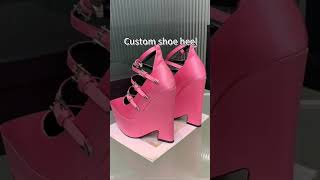 Wooden Heels Can Be Customized By Your Own Design