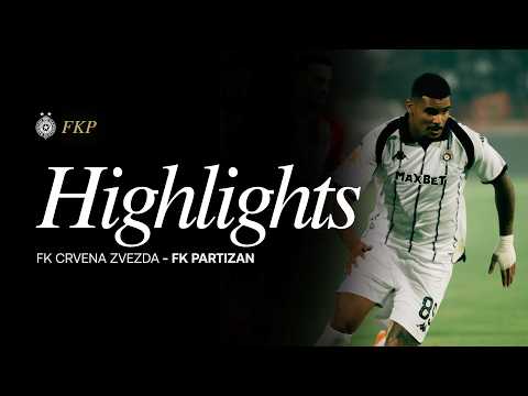 HIGHLIGHTS | FK Crvena zvezda - FK Partizan 2:1