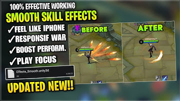 New! Smooth Skill Effects Config In Mobile Legends | Supported Android Devices - Patch All Star