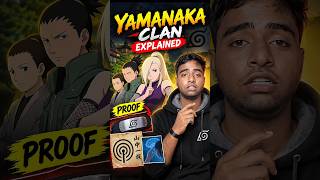 YAMANAKA CLAN EXPLAINED 🔥 #shorts #anime #naruto