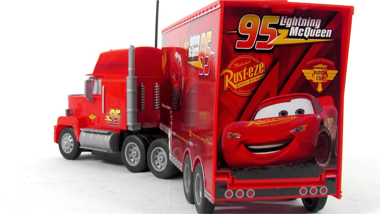 Disney Pixar Cars2 Toys | RC Turbo Mack Truck Toy Video Review - YouTube