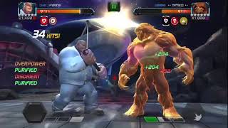MCOC AW Node 26 Kingpin vs Sasquatch Expert Map | Marvel Contest of Champions