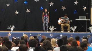 Bright by Echosmith (cover) Melina and Gabriel Talent Show 2016