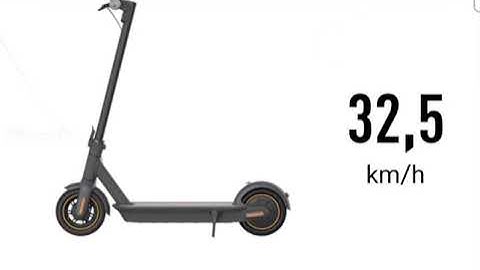 NINEBOT g30 max acceleration
