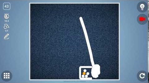 Check out how I solved level 43 in Brain It On! #BrainItOn