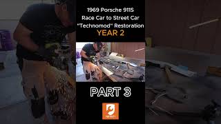 PART 17 | 1969 Porsche 911 S Race Car to Street Car Restoration | #shorts #porsche #restoration