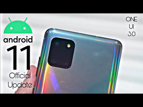 Samsung Galaxy Note 10 lite Official Android 11 Update - YouTube