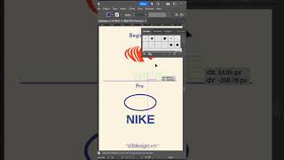 Text effect trick using width tool and brush #d3design #illustration #adobeillustrator#design #adobe