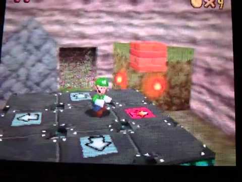 Super Mario 64 DS star 46: Hazey Maze Cave (Elevate for 8 Red Coins)