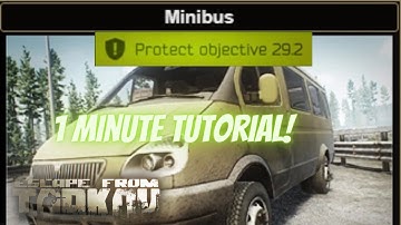 Minibus Escape From Tarkov Under A Minute QUest Guide Interchange Ragman #eft