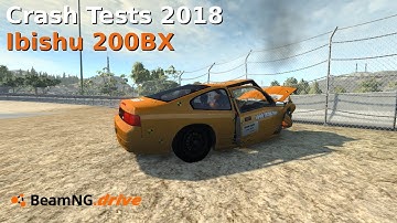 Crash Tests 2018 | Ibishu 200BX | Slow Motion | BeamNG.drive Gameplay