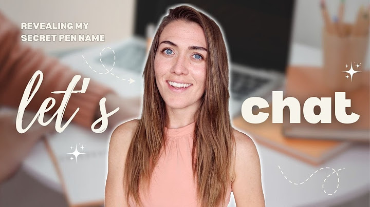 Revealing My Secret Pen Name | Let's chat about it | Natalia Leigh