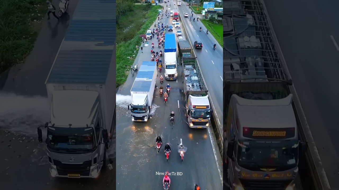 This Truck Driver Saved Bikers From Danger