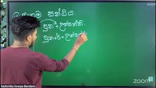 10 ශ්‍රේණිය | සිංහල පන්තිය | සන්ධි