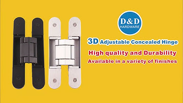 How to install 3D adjustable Concealed Hinge?-D&D HARDWARE