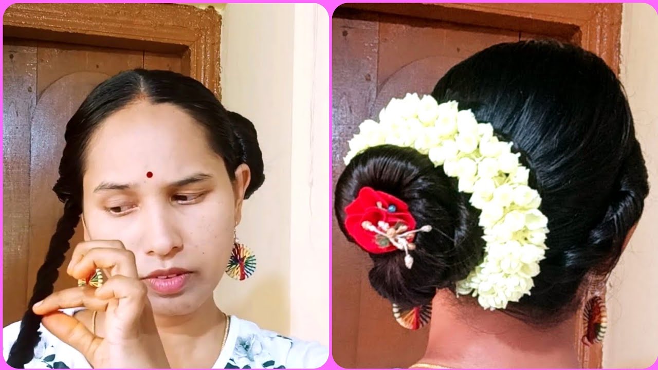 Koppu hairstyle for short hair