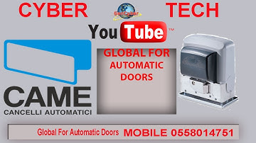 Came Automatic Sliding Gate Opener II  BK 1800  Installation by CYBER TECH