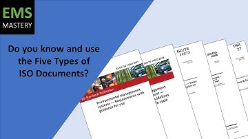Do you know and use the Five Types of ISO Documents?